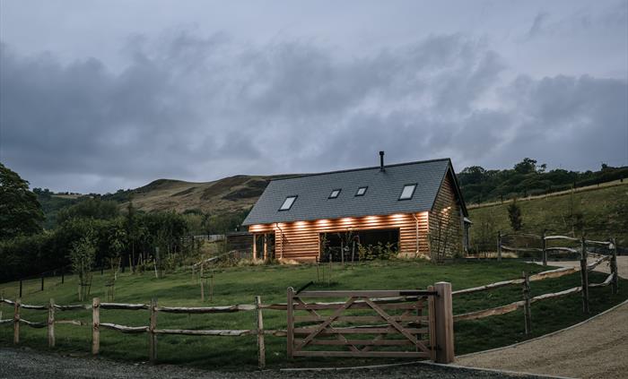 Exterior shot of a large accommodation.
